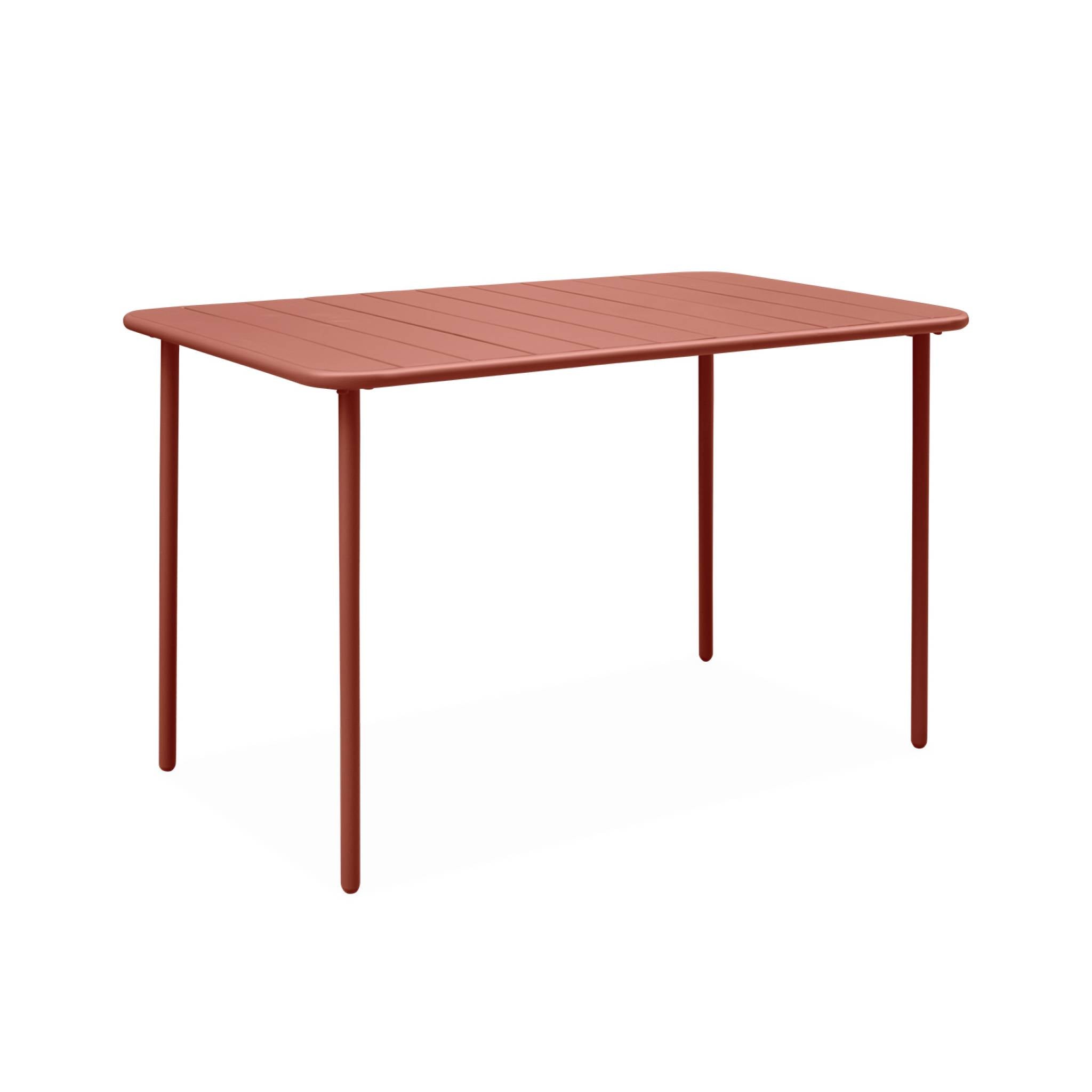 sweeek - Tuintafel met 4 stoelen metaal