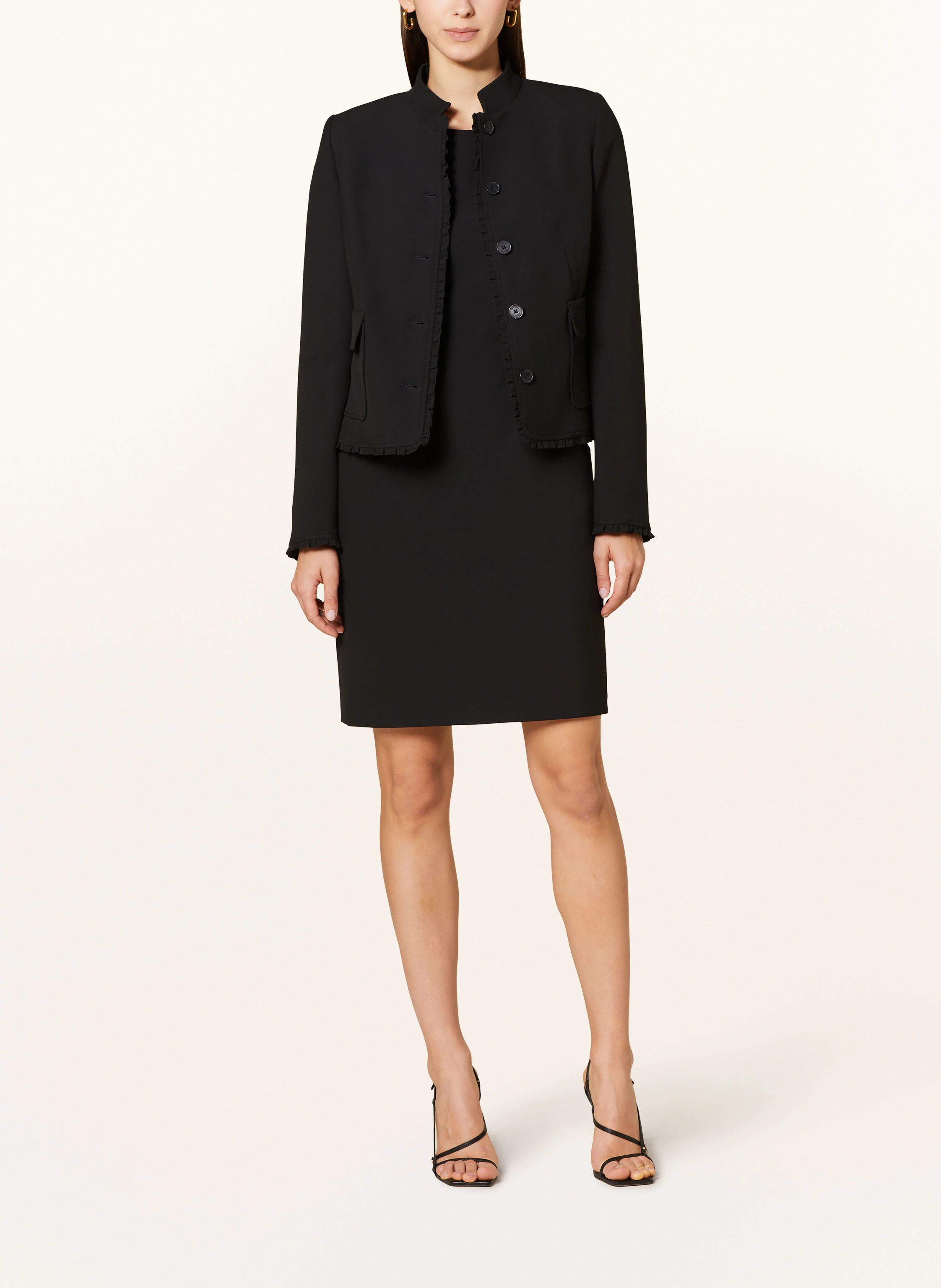 NVSCO Blazerjacke mit Rüschen