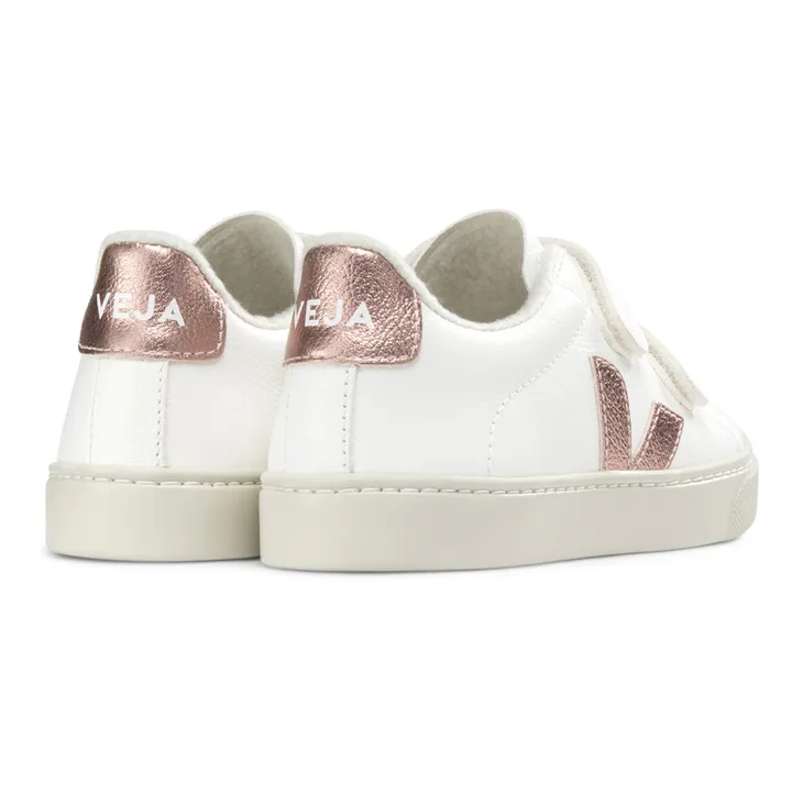 Veja Baskets Esplar Scratchs Cuir Fourrées | Rose