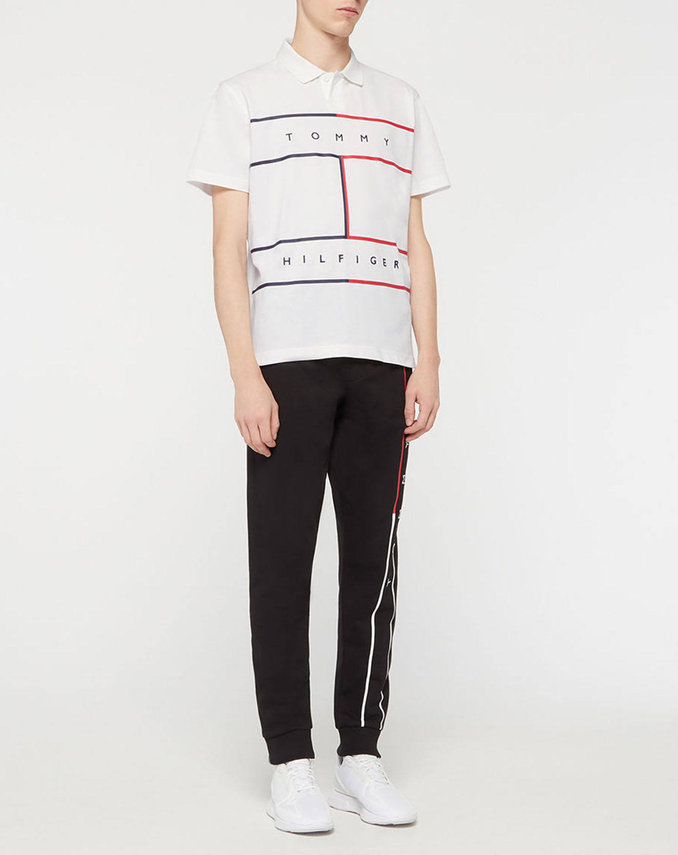 Tommy Hilfiger Polo Regular Flag écru