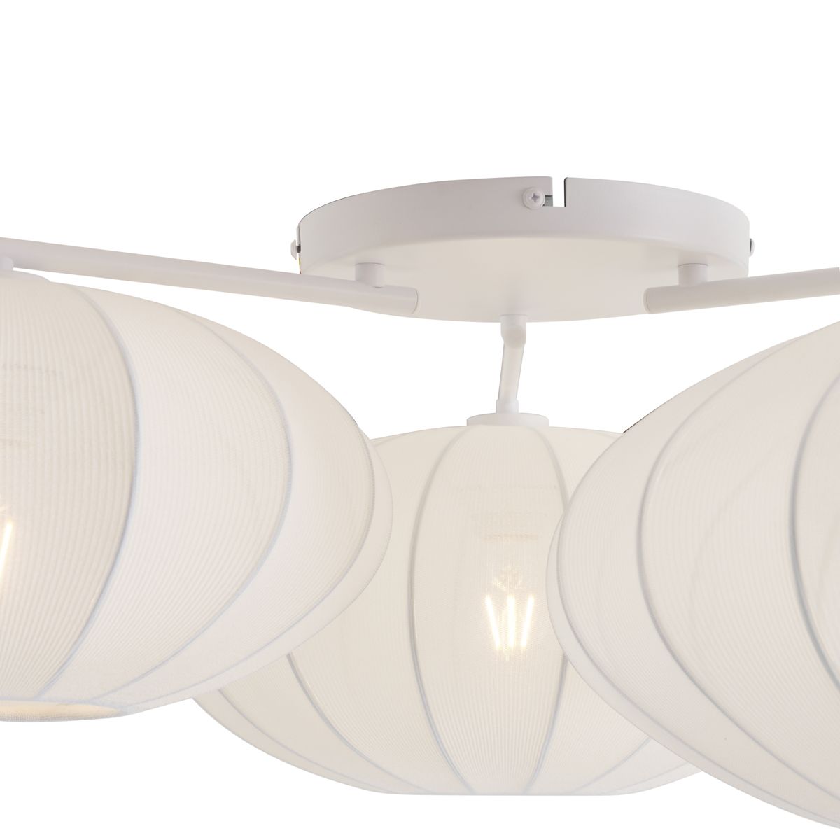 Japandi plafondlamp wit 3-lichts - Multi Bida