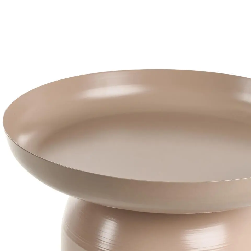 TAGGART - Bijzettafel - Taupe - IJzer