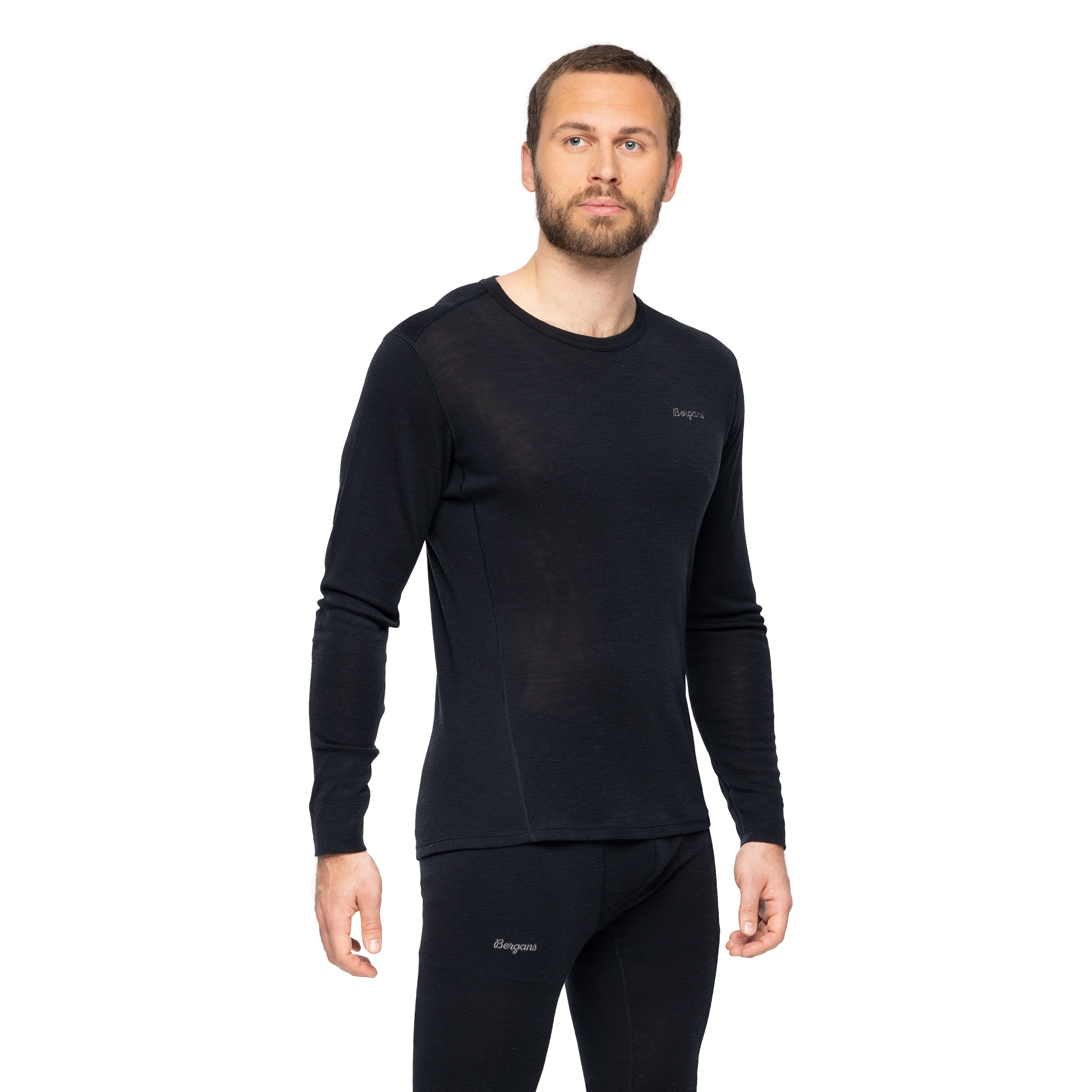 Inner:Dual Merino Long Sleeve Men Black