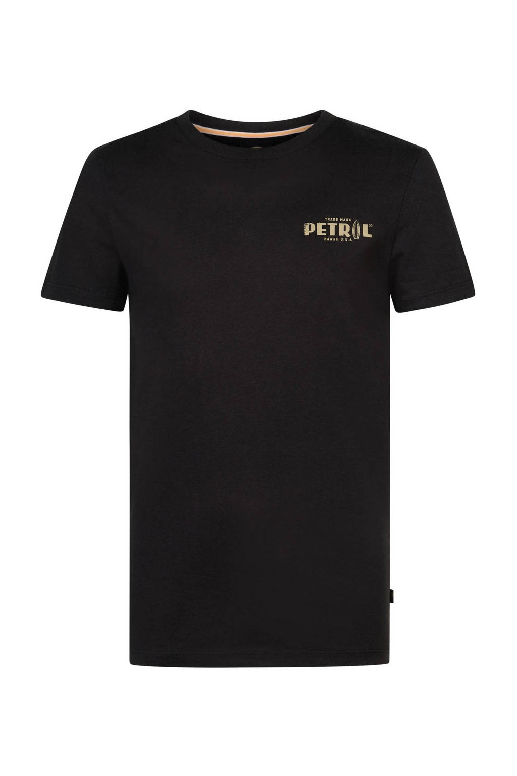 Petrol Industries T-shirt met backprint donkergrijs