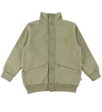 Katvig Cardigan - Meleret  Grøn