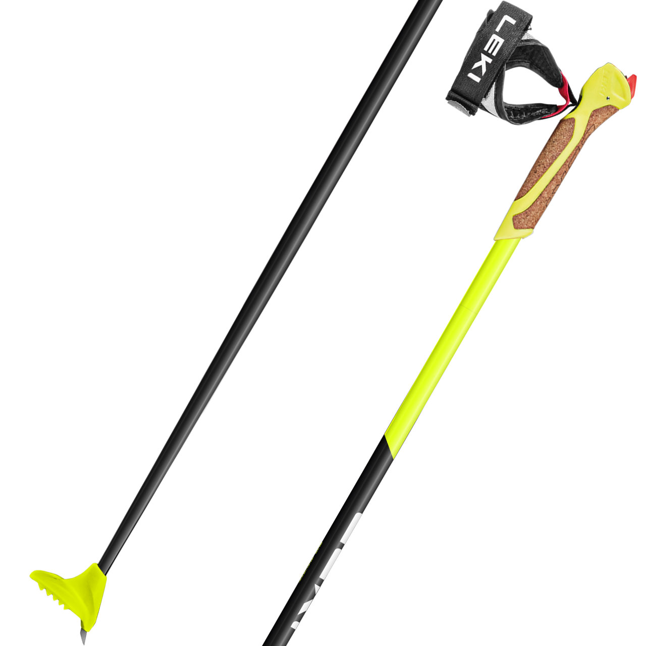 Leki CC 350 Trigger 1 black/neonyellow/white | Leki Langlauf Skistöcke | Leki | L | MARKEN | XSPO