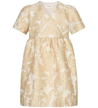 Sofie Schnoor Mädchen Kleid - Creme m. Gold