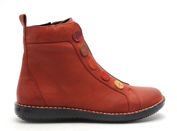 Chacal boots bottine plates femme 6428 orange