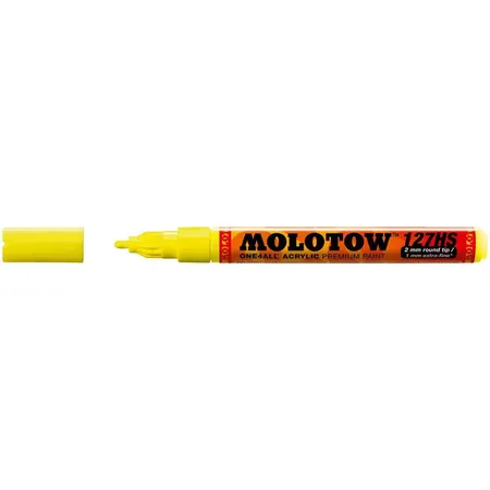 Molotow Permanentmarker ONE4ALL 127 HS, nachfüllbar, 2 mm, neongelb fluor