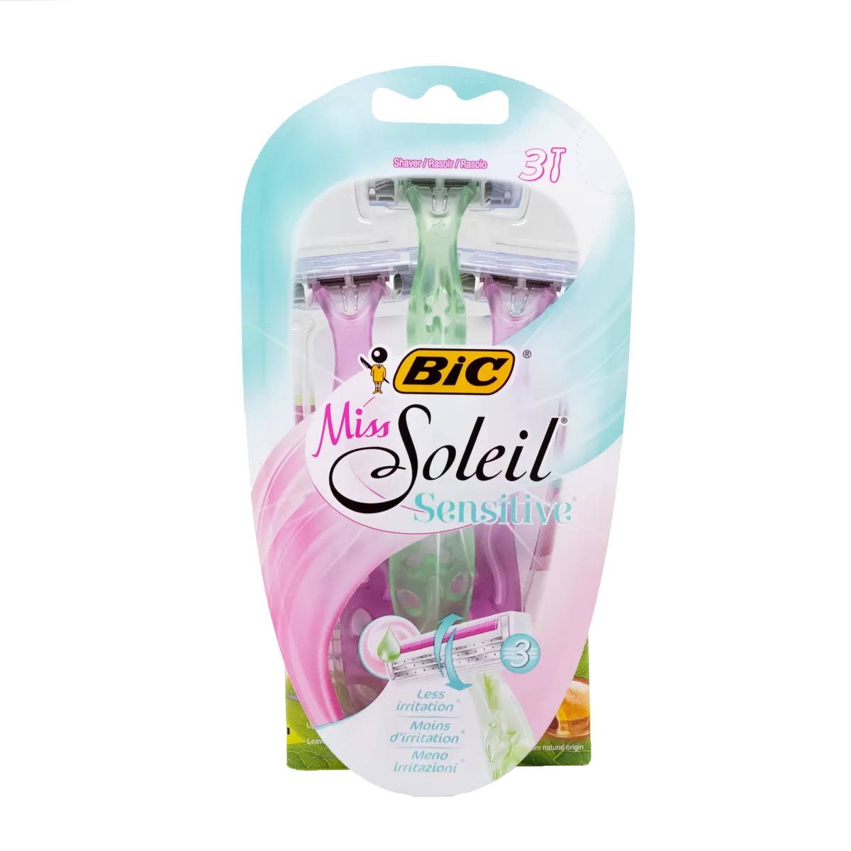 BIC Miss Soleil Sensitive engangsskrabere - 3 stk.