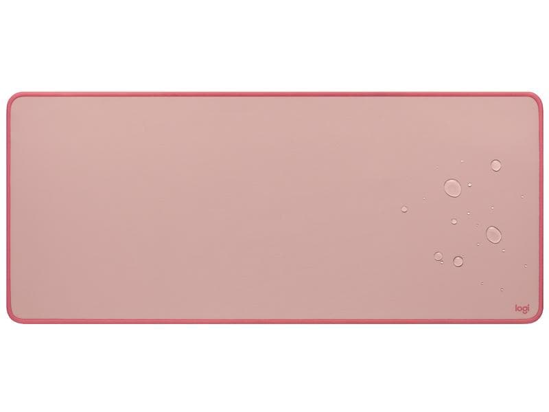 Logitech Mausmatte Desk Studio Series Rosa Elegantes Deskpad aus recyceltem Polyester