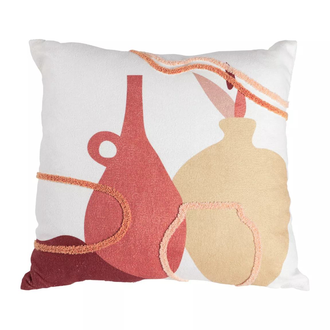 Housse de coussin carrée (40 x 40 cm) Pot Multicolore