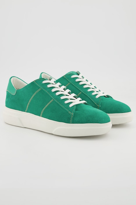 Sneaker, Veloursleder, Weite H