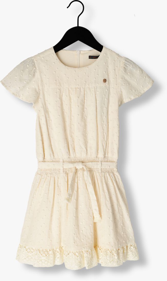 NONO ecru nono mini jurk miron embroidery anglaise dress
