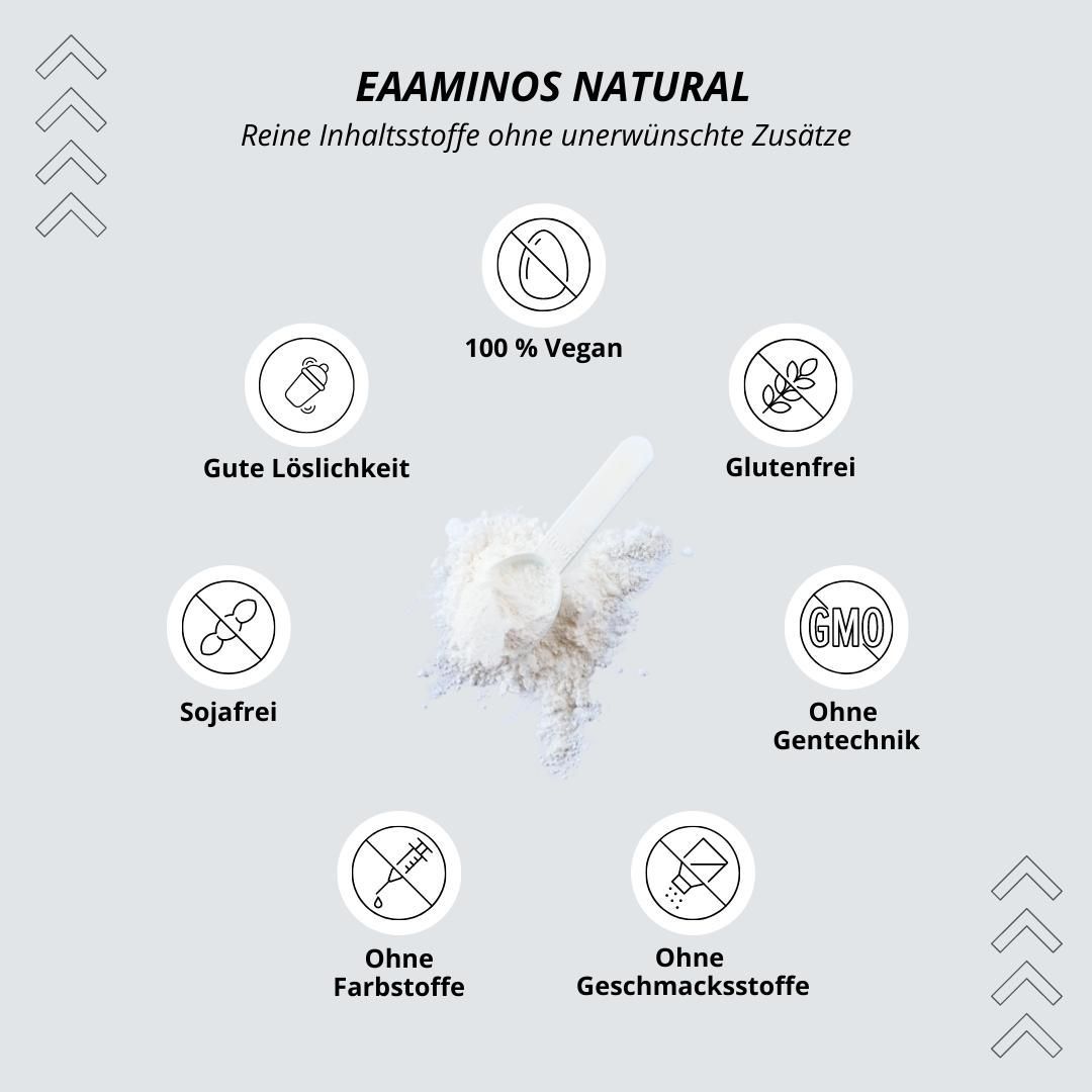 Nutri+ Instant EAA Pulver 500g Komplex - Essentielle Aminosäuren