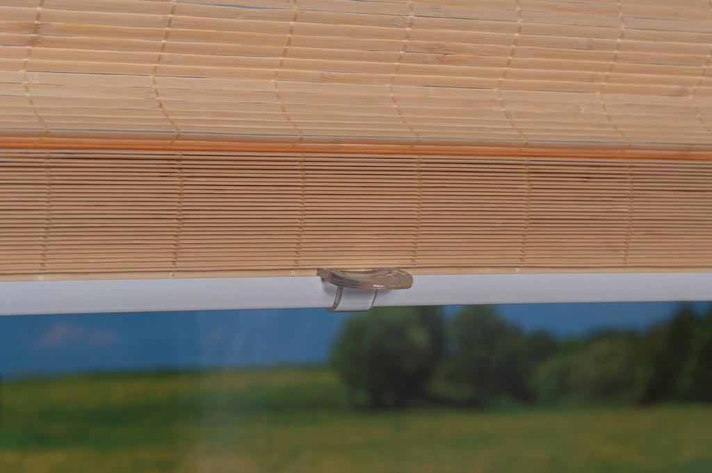 K-HOME Plissee »LUCERA« Lichtschutz ohne Bohren verspannt BAMBUS-Plissee