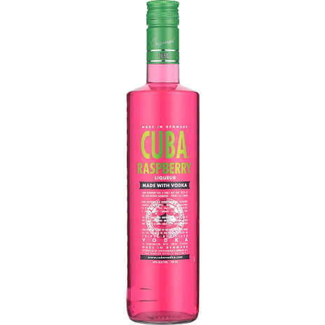Vodka m. hindbær