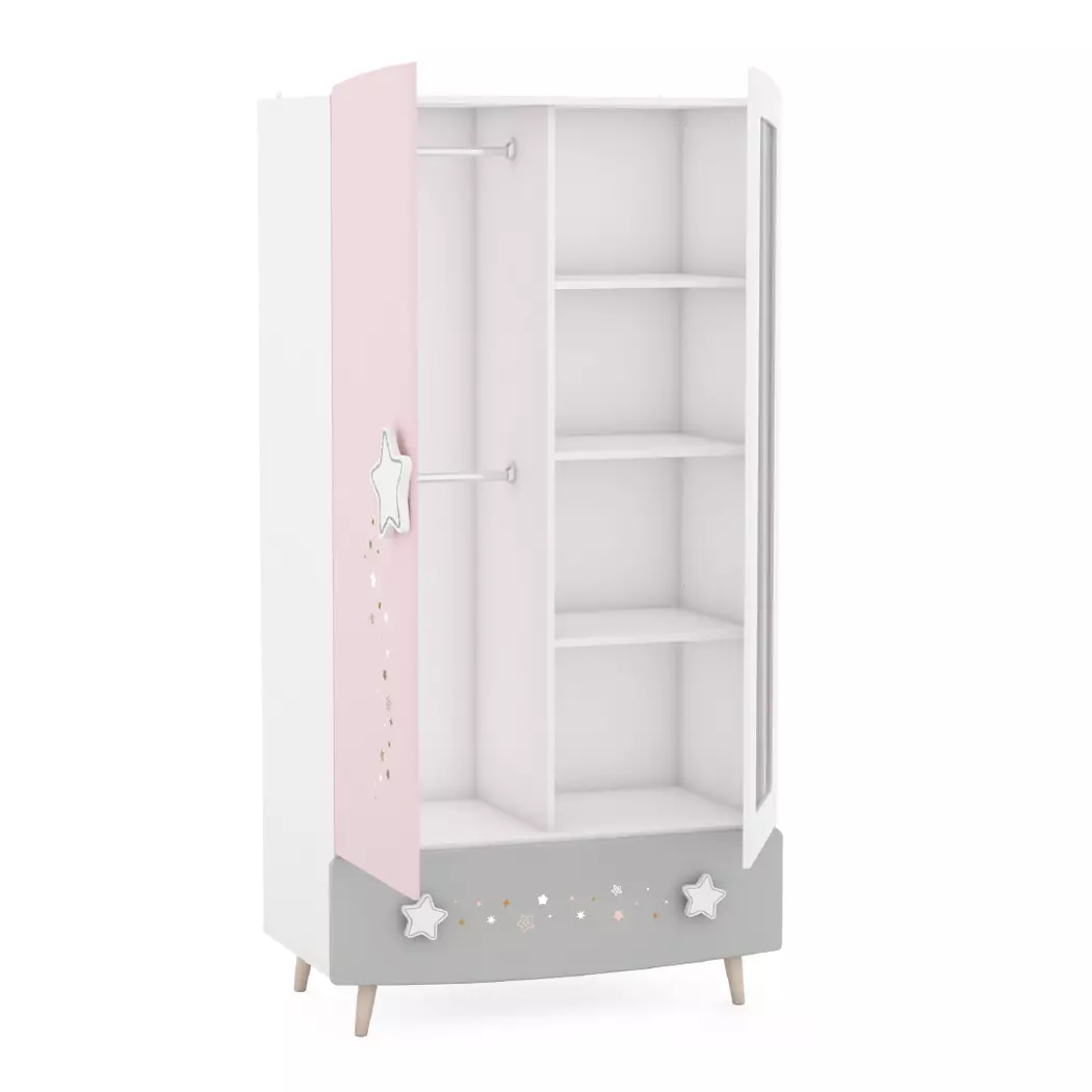 Kleiderschrank Stella 95 x 187 cm
