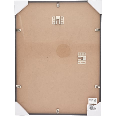 Sort ramme m. glas - 30x40 cm