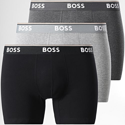 Lot De 3 Boxers 50475282 Noir Gris Chiné