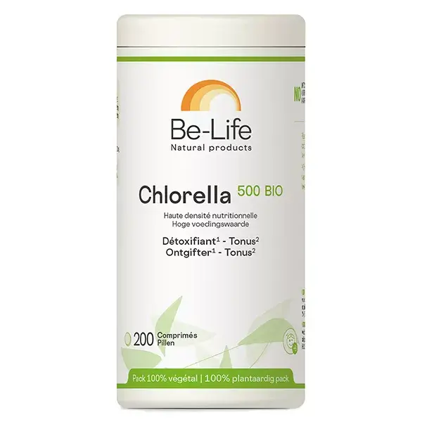 Be-Life Chlorella 500 Bio 200 comprimés