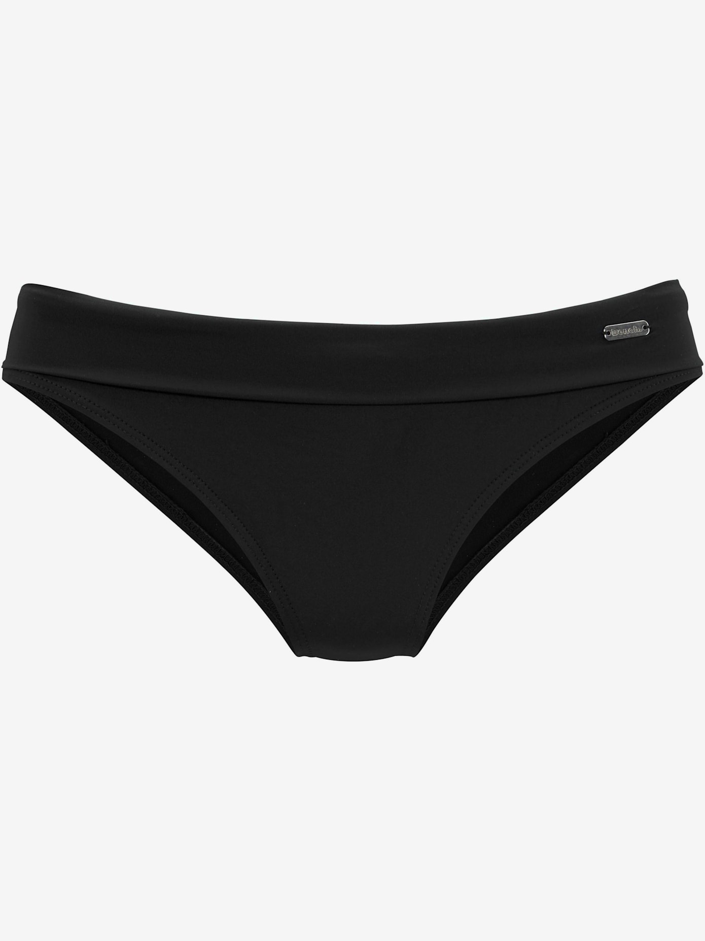 Bas de maillot de bain large ceinture à revers