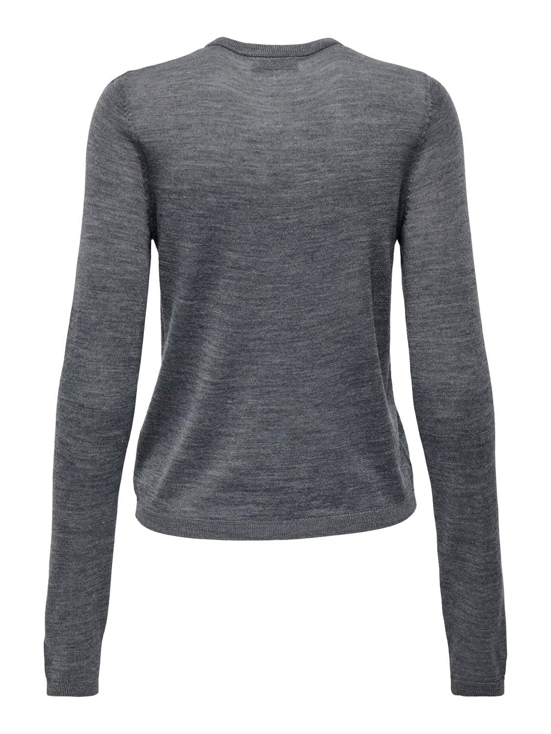 JDYPACIFIC Strickjacke Dark Grey Melange