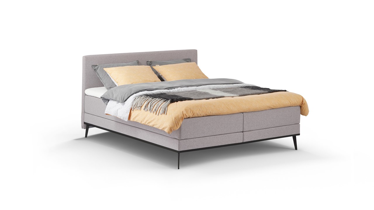 Boxspring Viggo oakland grijs