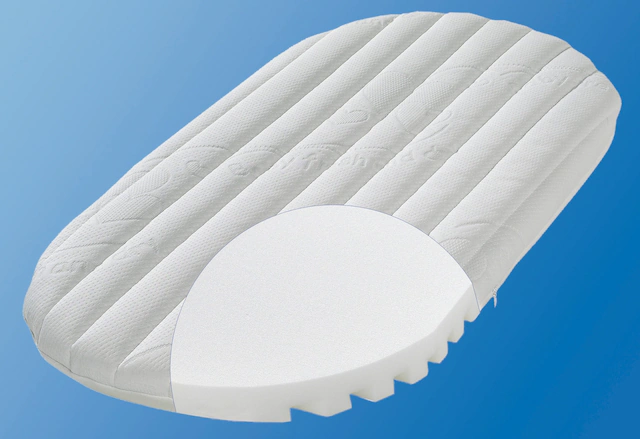 Julius Zöllner Babymatratze »Climatix Plus, verschiedene Grössen« 5 cm hoch 1 Stk. tlg. Matratze für Stubenwagen, Allergiker geeignet (Hausstauballergiker)