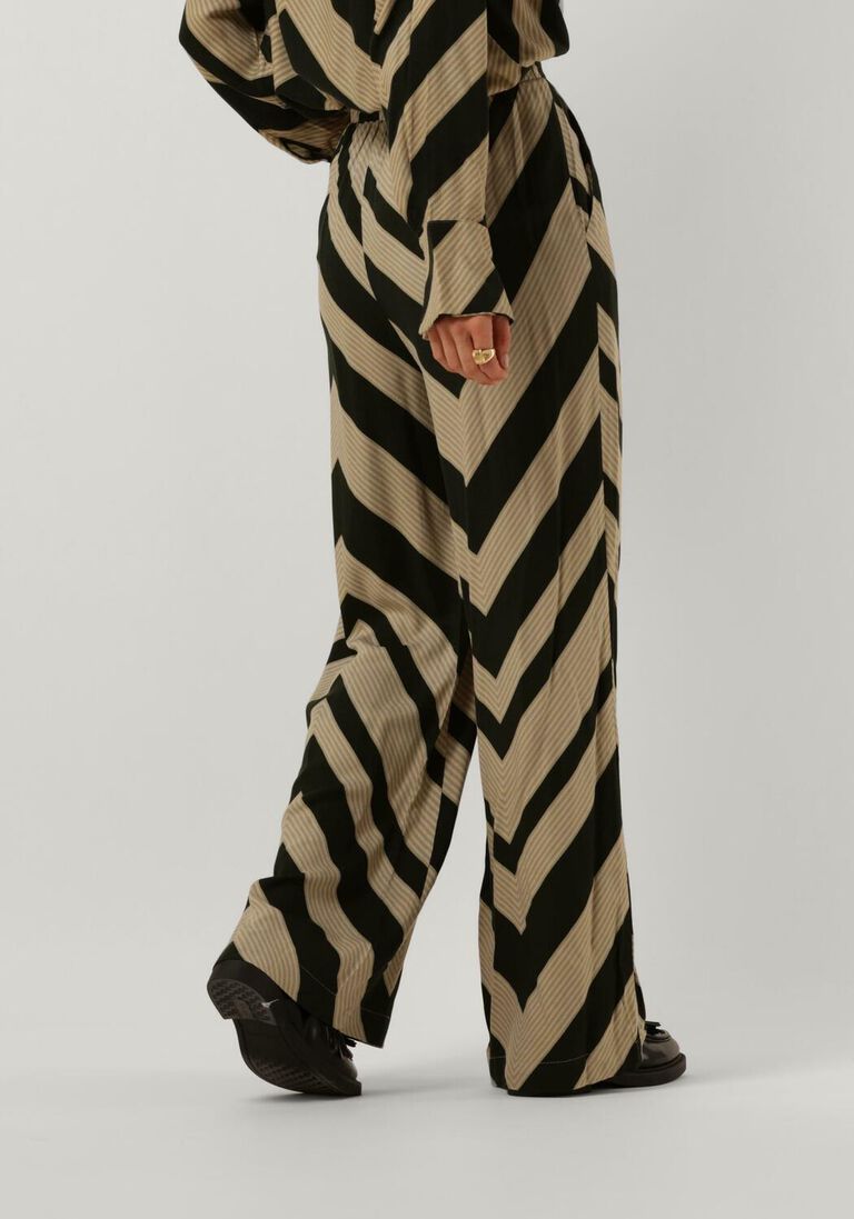 MINUS groene minus wijde broek jalia high waisted wide leg pant