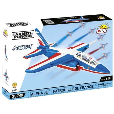 Cobi 5841 Armed Forces - Alpha Jet Patrouille de France
