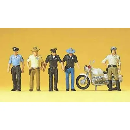 Preiser 10370 HO Polizisten USA