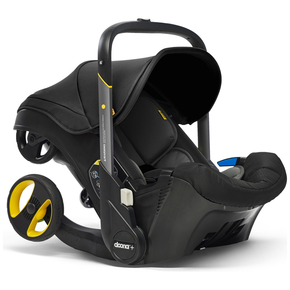 Doona Autositz und Kinderwagen Schwarz Gruppe 0+