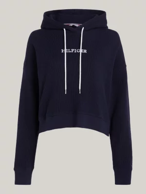 Hilfiger Monotype Waffle Knit Lounge Hoody