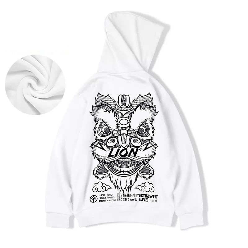Cowpow - Leeuwendans Print Hoodie