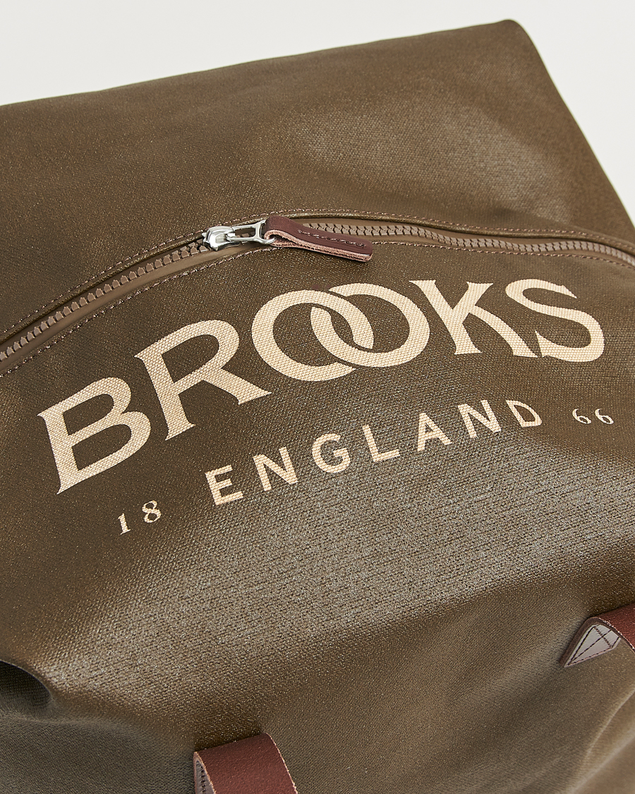 Brooks England Clapham Tote Bag Moss