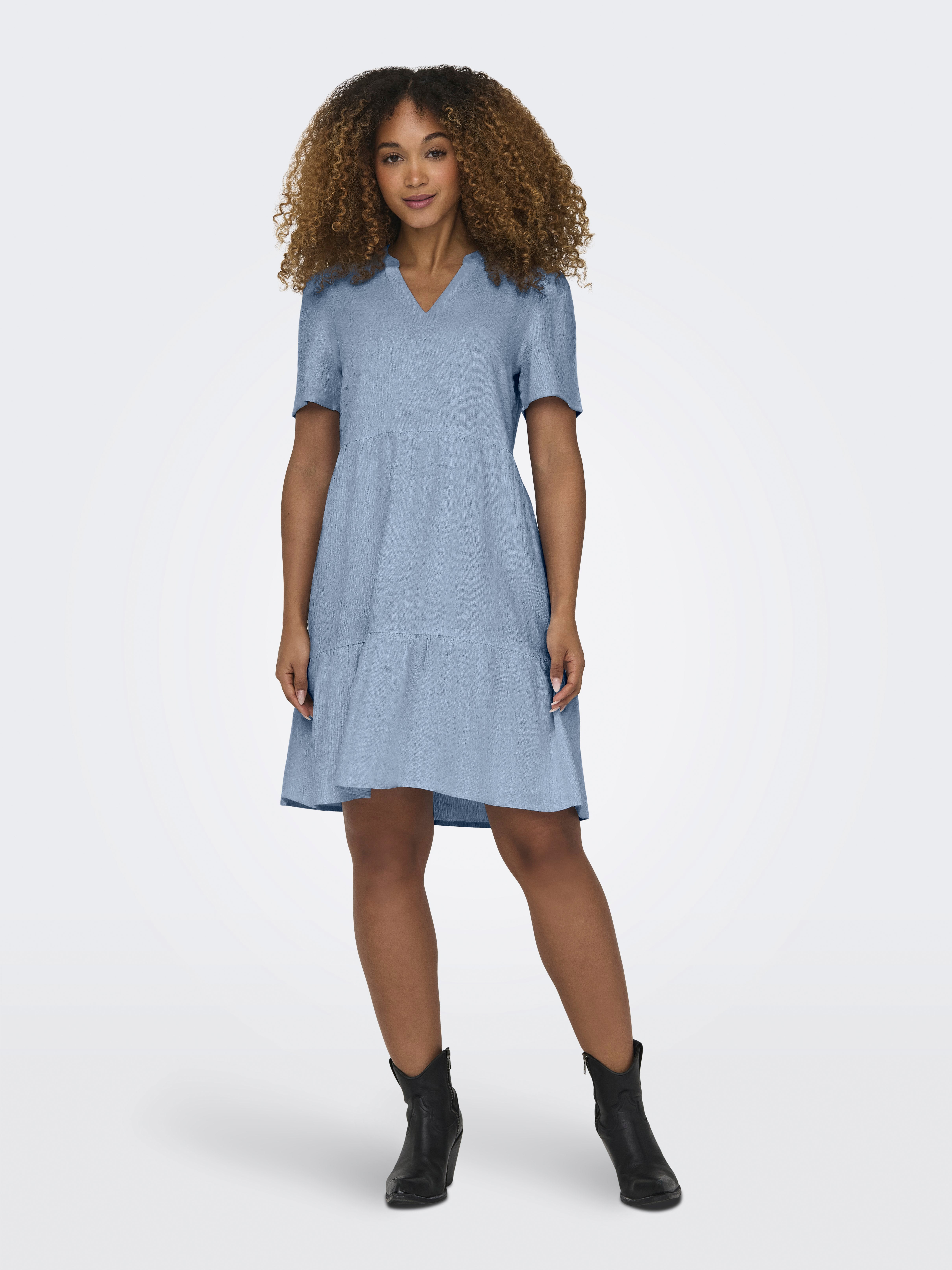 ONLTIRI-CARO Kurzes Kleid Cashmere Blue