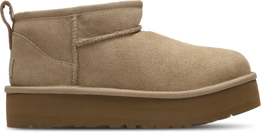 Ugg Classic Ultra Mini Platform sand (GS) Unisex Boots beige Schoenen