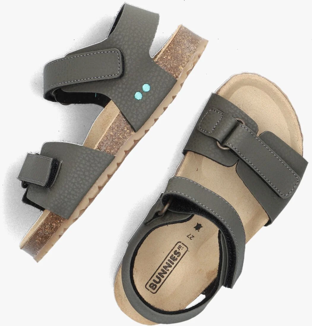 BUNNIESJR groene bunniesjr sandalen bas beach