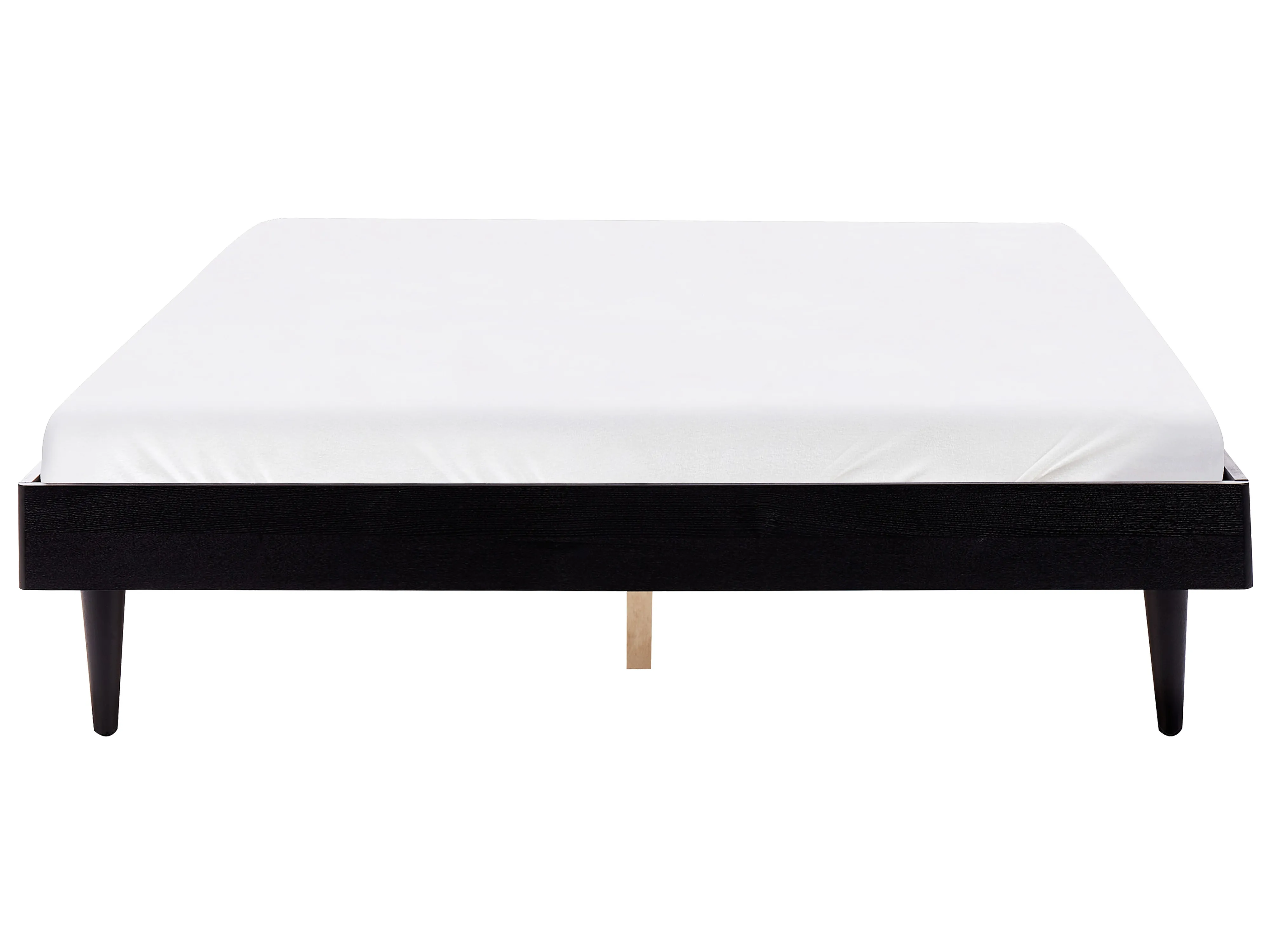 Bed met LED-verlichting TOUCY 160 x 200 cm Zwart