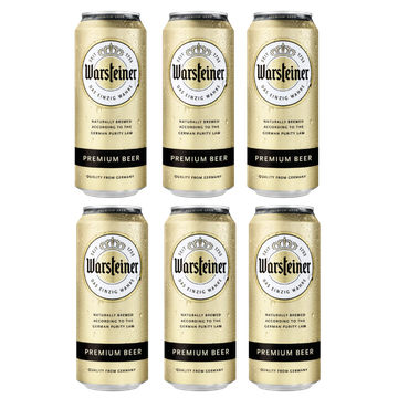 Warsteiner - Pils - Blik - 6 x 500ML