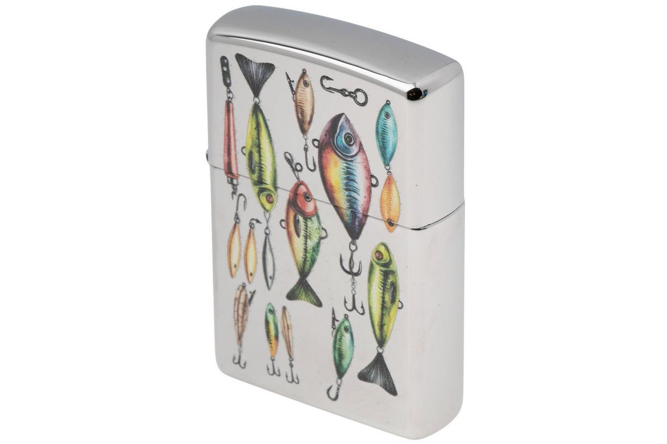 Zippo Fishing Hooks Design 46319-000002, aansteker