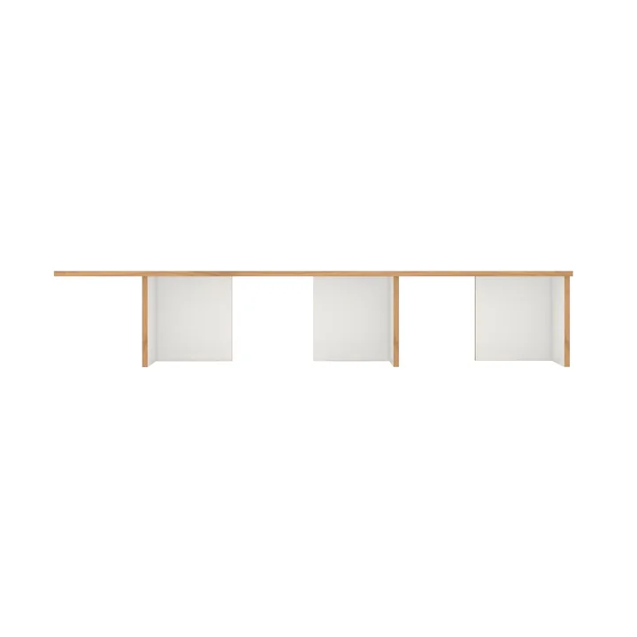 Tojo - stell Regalsystem Anbaumodul, 160 cm breit, weiss