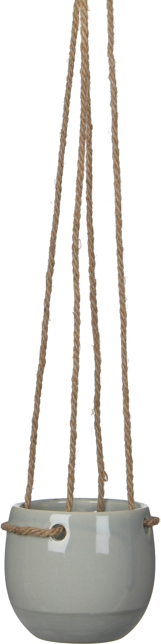 Mica Decorations hangpot Resa D 10 H 8,5 lichtgrijs