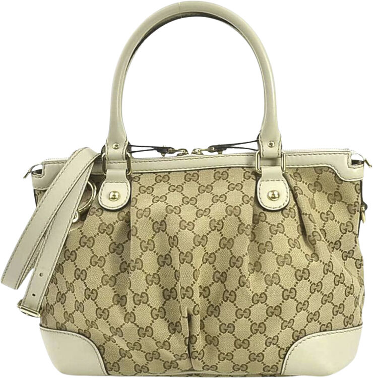 Gucci Vintage Gucci Handbag Beige
