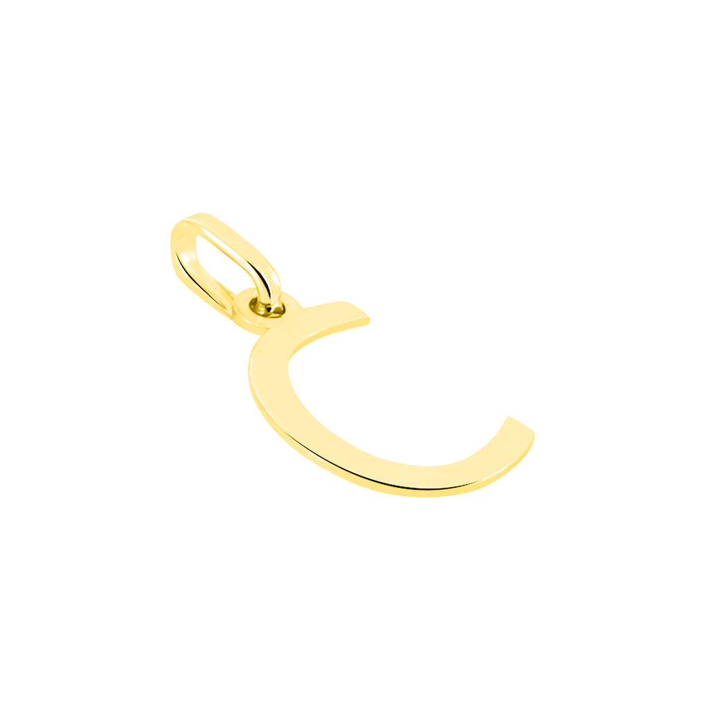 Pendentif Ionia Lettre Or Jaune