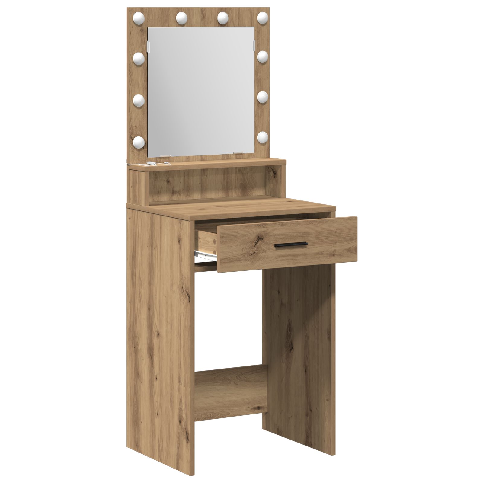 vidaXL Artisan kaptafel eiken 50 x 41 x 135 cm Materiaal hout