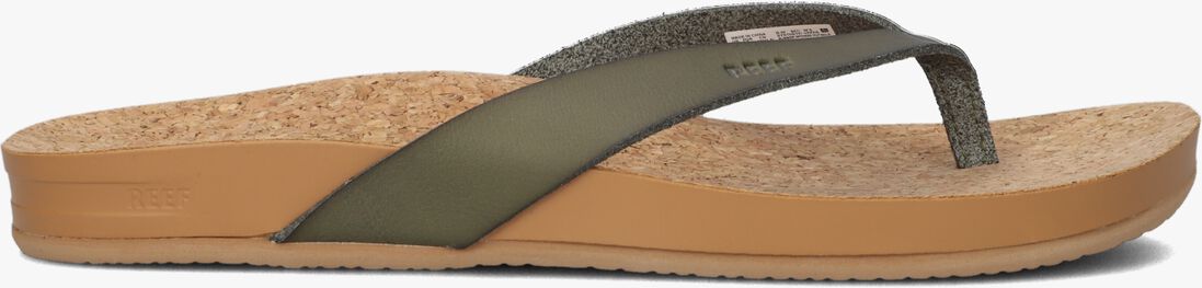 REEF groene reef teenslippers cushion court