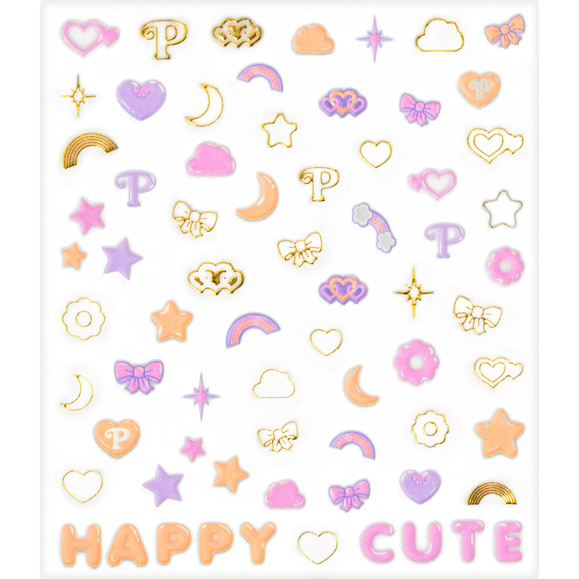 Polly Pocket scented nail stickers