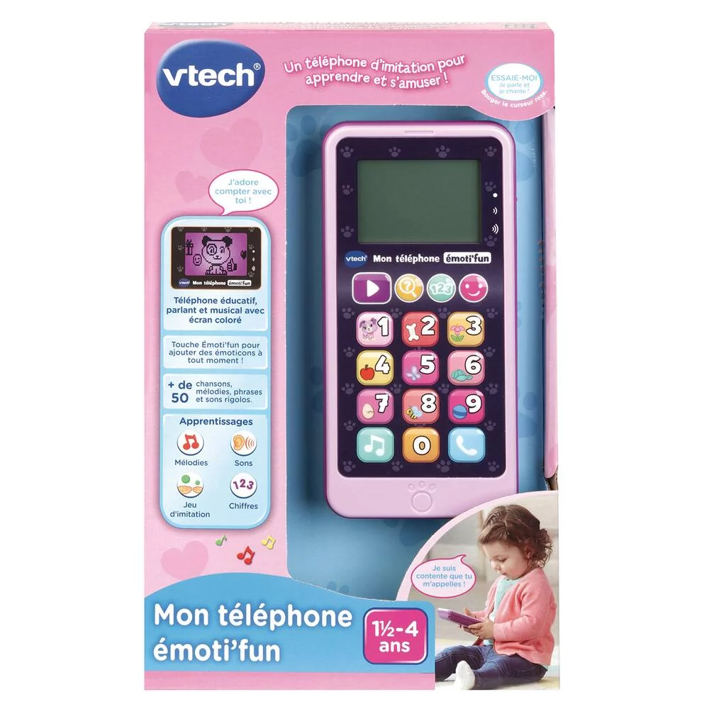 MON TELEPHONE EMOTI'FUN ROSE